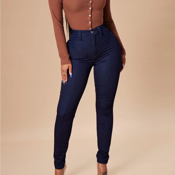 High Rise Stretch Skinny Jeans - Picture 4 of 6